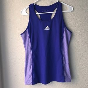 Adidas Purple Racerback Top
